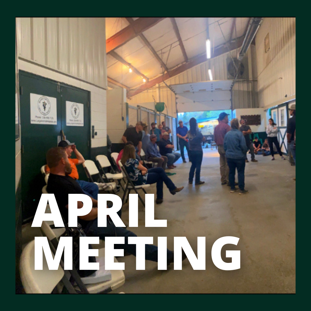 DCLAH Farriers Meeting April Meeting 